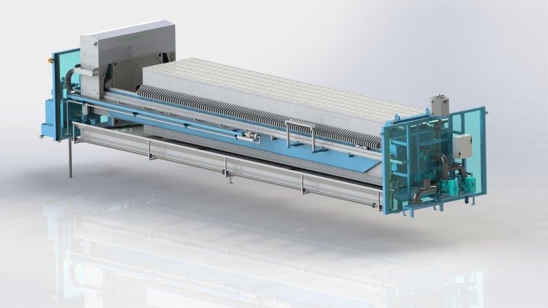Hot filter press