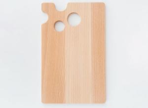 Beech Cutting Board Cheese Shape