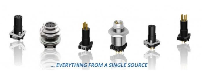 M12x1 Sockets SMT