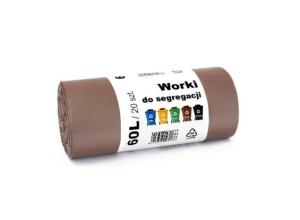 Bags for waste segregation - brown