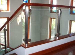  Powder Coated Glass Stair Balusters