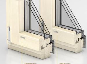 Aluminium clad wood windows