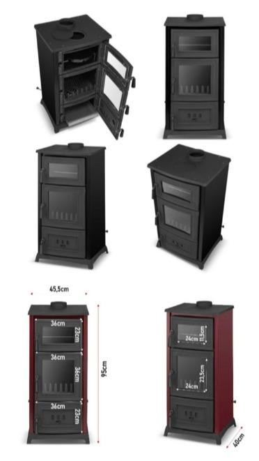 902 - FIREPLACE STOVE