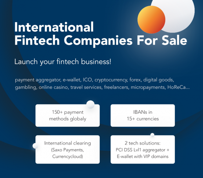 International group of financial companies (USA. UK) with ready