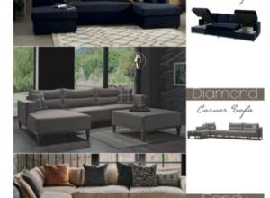 C-Type Corner Sofa