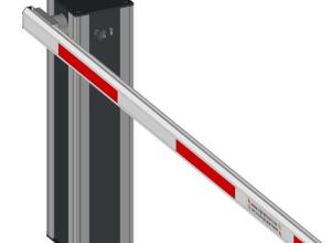 Manualyy operated barrier