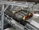Overband magnets for recycling