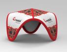 Inflatable V-tent