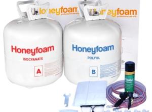 HONEYFOAM 600 SPRAY POLYURETHANE KIT