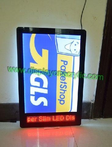 Restaurant Menu Light Box 