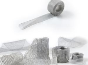 Tubular-knitted fabric for shielding