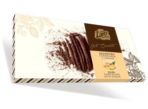 Dark chocolate with ginger 90g