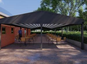 T-marine Retractable Pvc Pergola