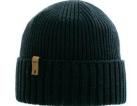 Knitted  hat with a turn up merino wool