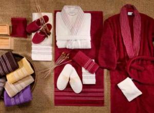 Bath Robes, Bath Towels, Gloves & Slippers