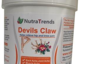 Devils Claw extract cream natural remedy for back pain, musc