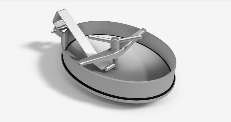 ROUND PRESSURE MANHOLE - retention free