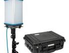 Site lighting system with waterproof battery