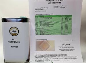 MCT CBD oil 5% 1 liter