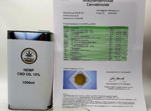 Hemp CBD oil 15% 1 liter