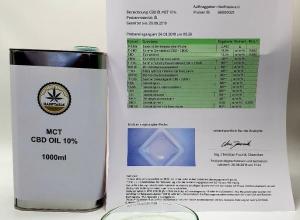 MCT CBD oil 15% 1 liter