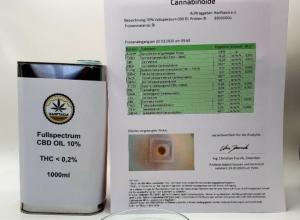 Full spectrum CBD oil 10% - 1 liter