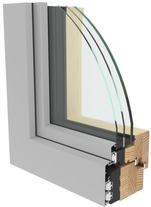 IV78 wood alu windows
