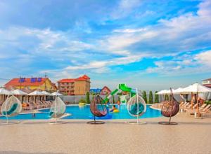 Comfortable hotel on the Black Sea coast