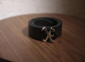 Leather belt
