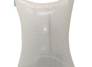 White Eco Friendly Cotton Gym Drawstring Bag