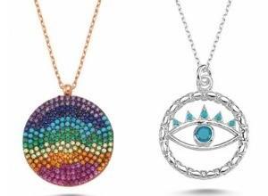 Turquise Blue Wholesale Turkish Silver  Necklace