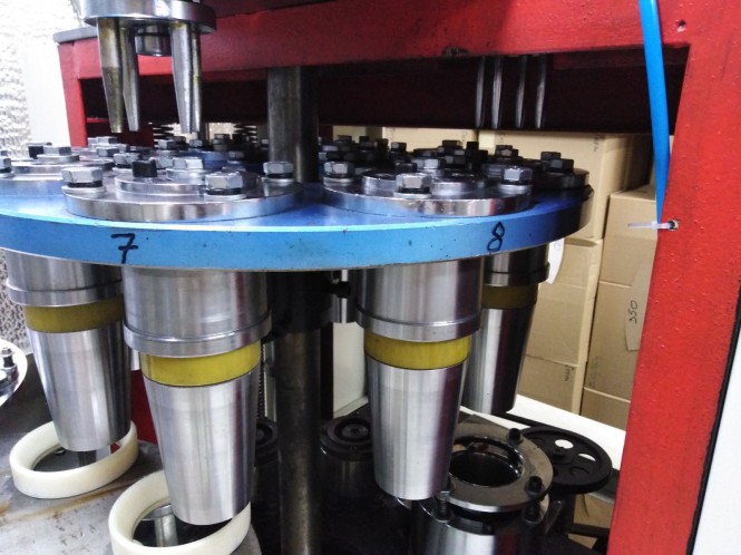 Equipment for the production of paper cups