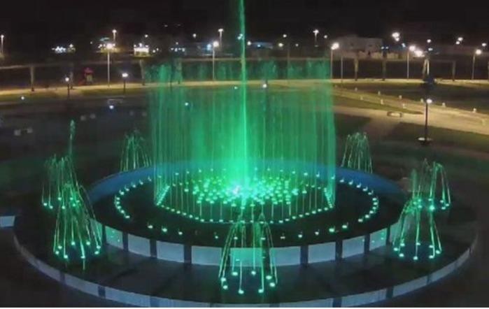 Pedestrian (dry) fountains