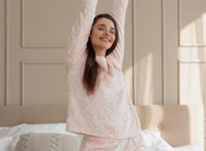 Soft salmon pajamas