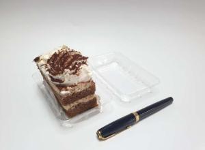 Chocolate cake plastic containers m4094