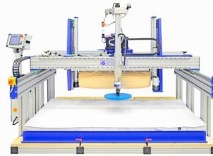 Test stand for mattresses and cushion frames