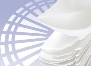 Interleaved V-fold hand towels 2-ply microembossed-glued disposable