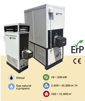 Generator hot air drying