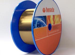 Gold coated step index fiber