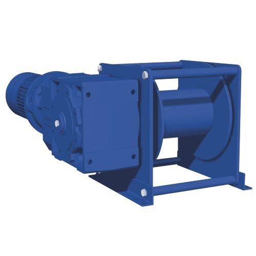 Pneumatic winches