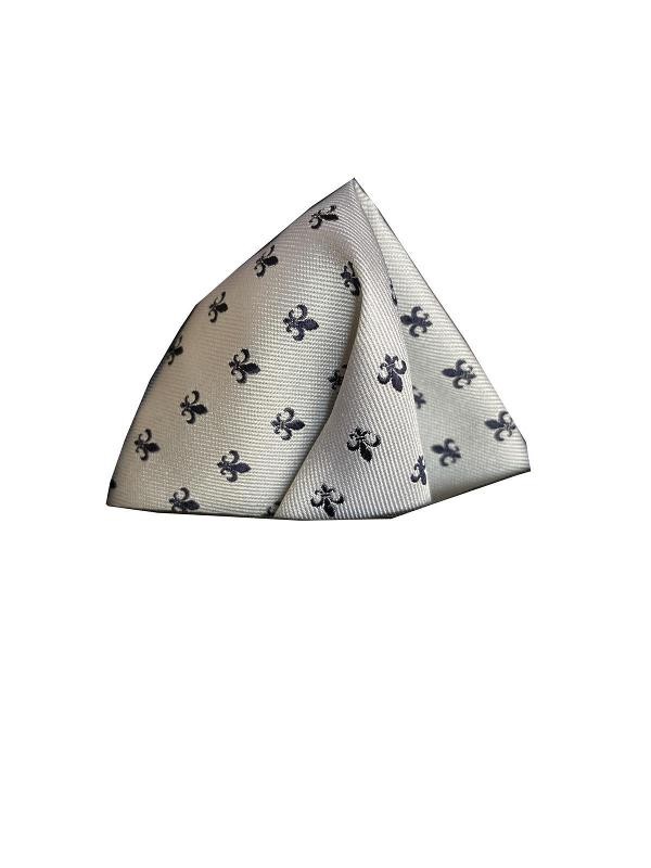 Men's pocket square 100% microfiber - white