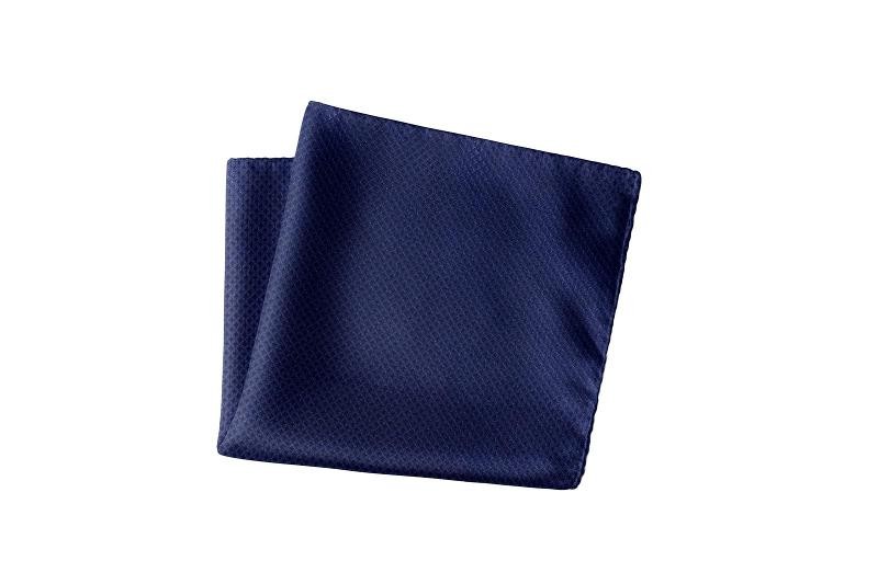 Men's pocket square 100% microfiber - white