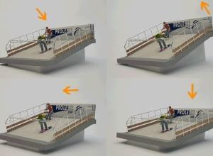 Indoor snowboarding and skiing simulator