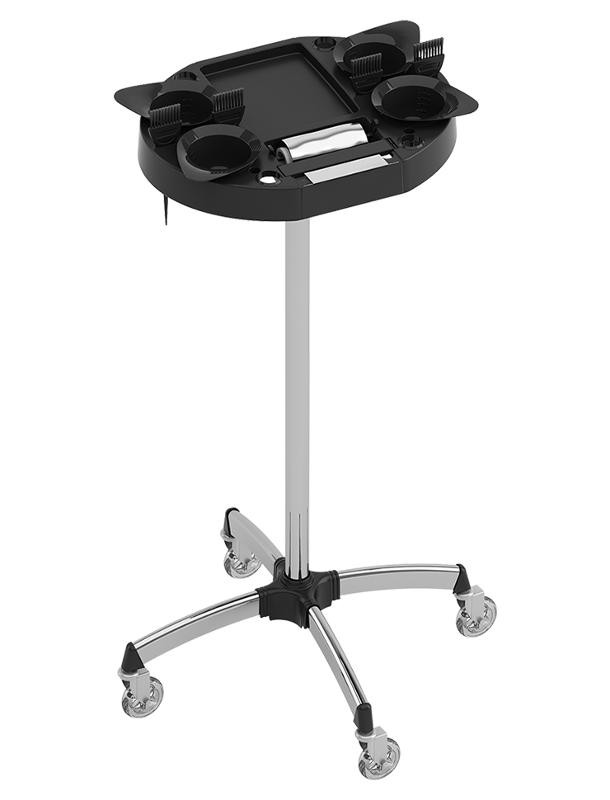 Double trolley for hairdresser-colourist