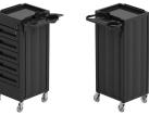 Closed Key Professional trolley for hairdressers 
