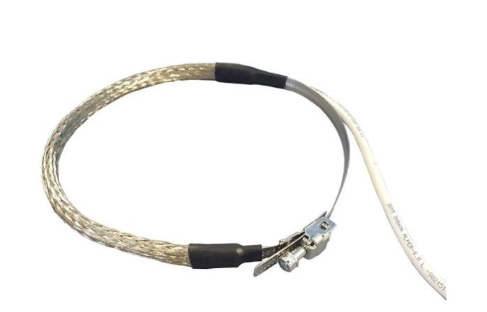 The Heating cable in aluminum foil