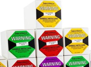 Shockwatch Labels - including A5 companion shipping labels