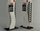 Display rack for tubes