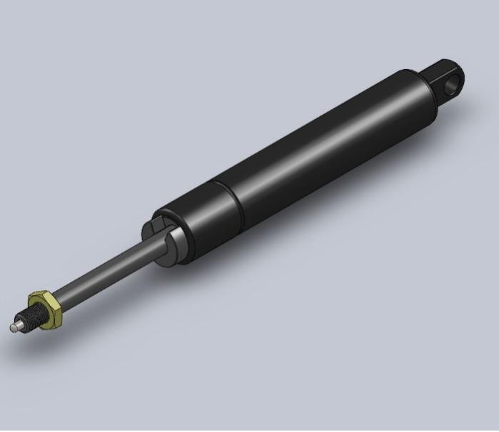 Safety Gas Spring With Protection Device