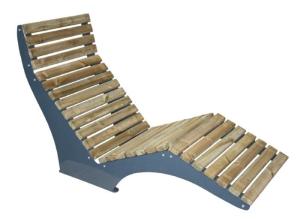 Bench Athena Wood - chaise long